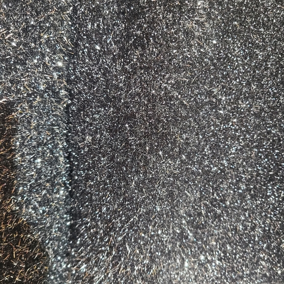NWOT Lovers + friends black sweater metallic gerona sweater glitter - Picture 13 of 14